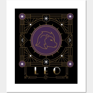 Great Leo Deco Posters and Art